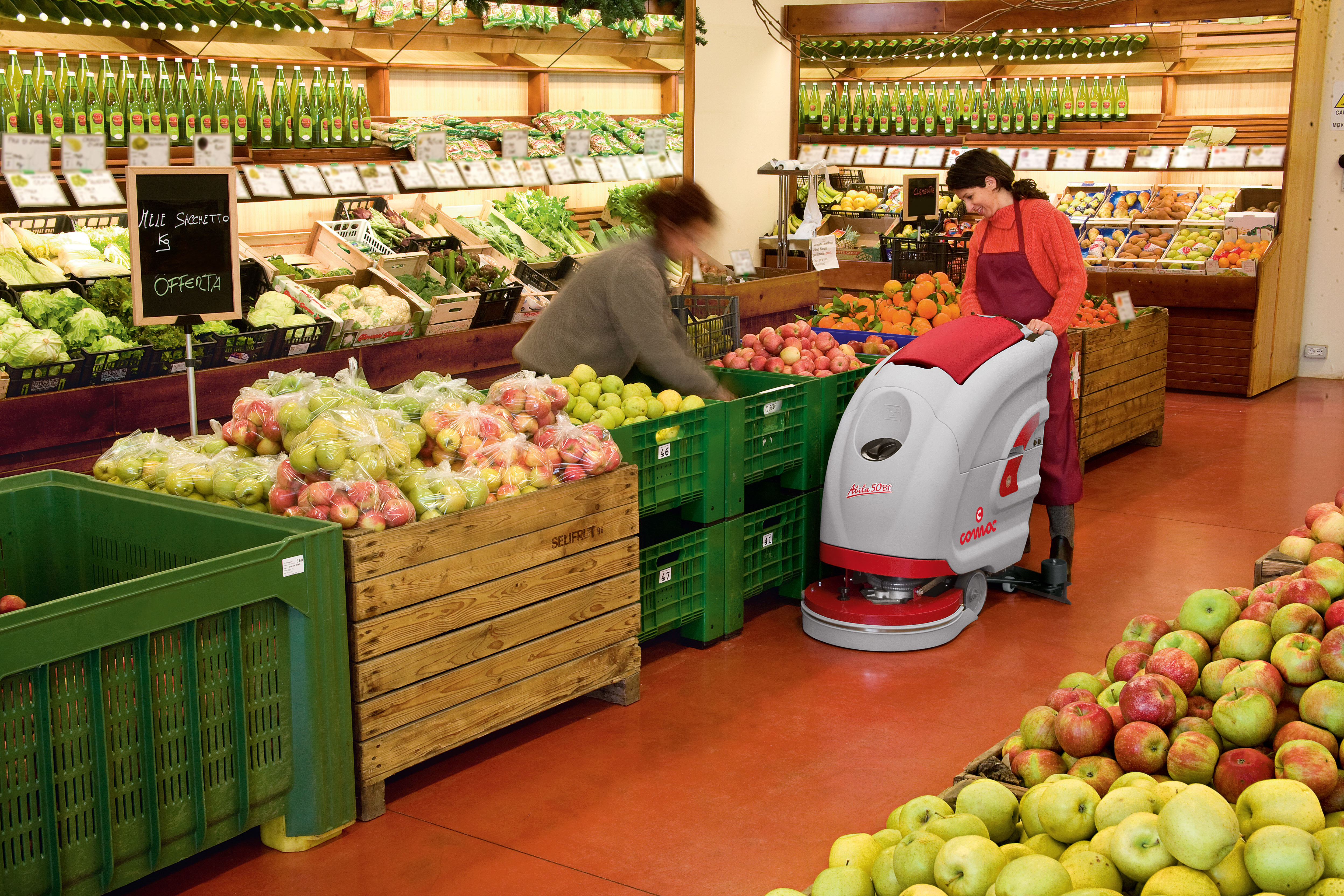 潔臣士洗地機:食品加工廠車間清潔的高效之選